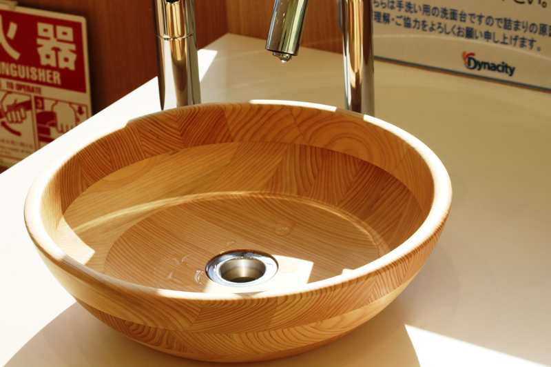 木製手洗い器